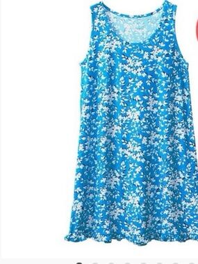 NWT Draper James blue floral nightgown
